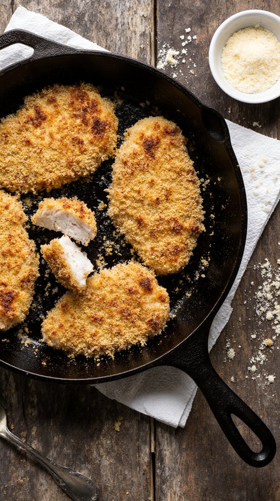 crispy parmesan chicken strips