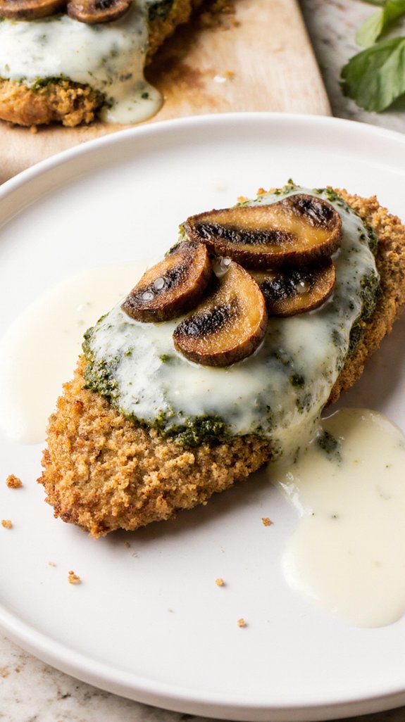crispy pesto chicken recipe