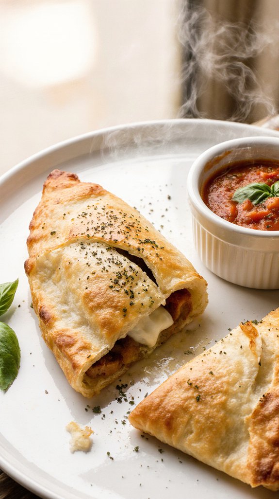 crispy phyllo calzone recipe