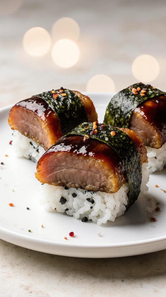 crispy spam musubi pairings