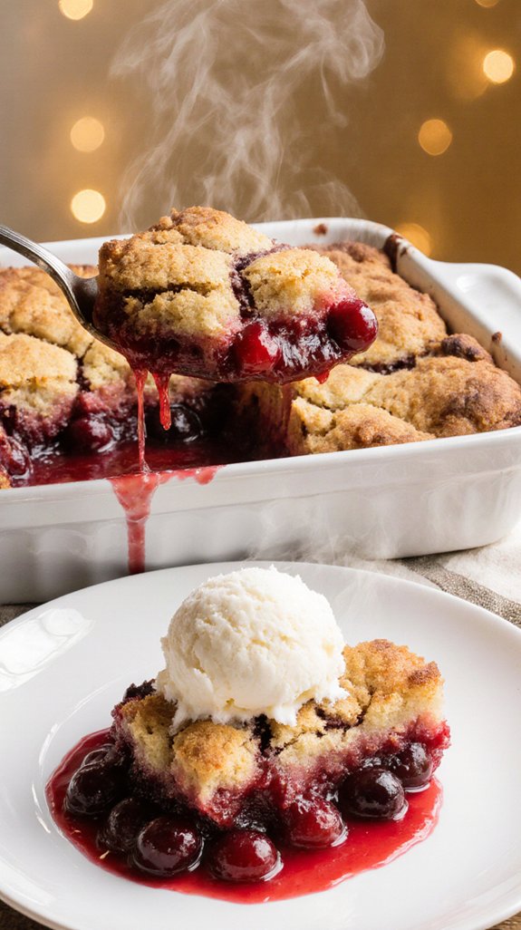 customizable cherry dump cake