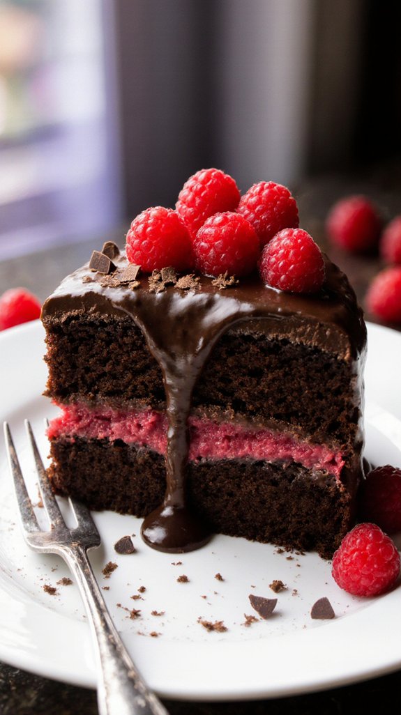 dark chocolate raspberry cake ingredients