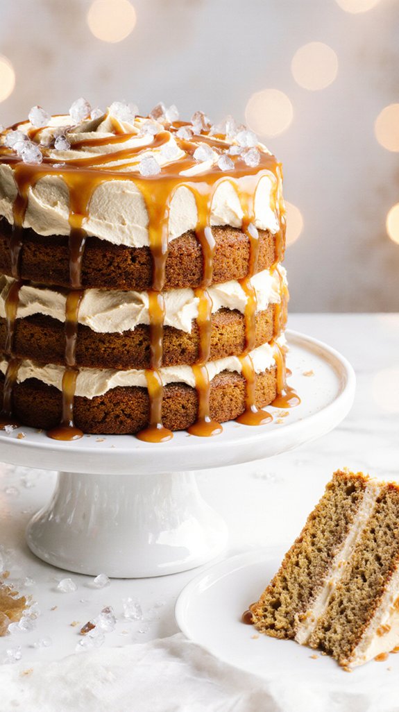 decadent moist salted caramel