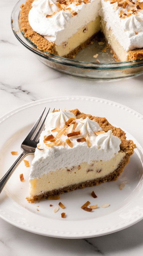 delicious creamy coconut dessert