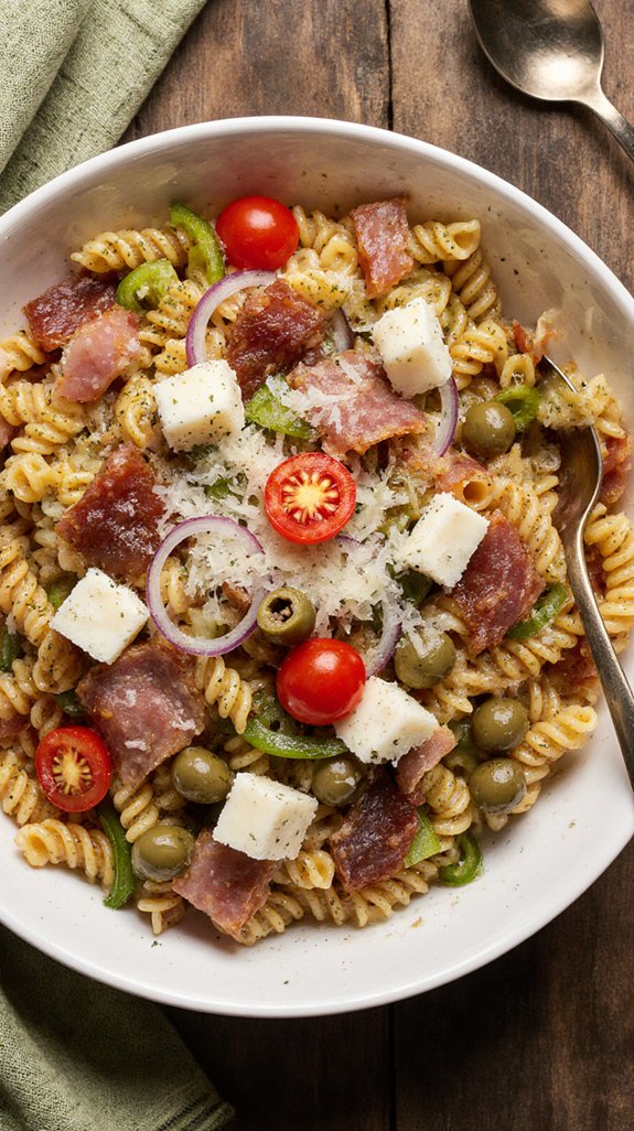 delicious italian pasta salad