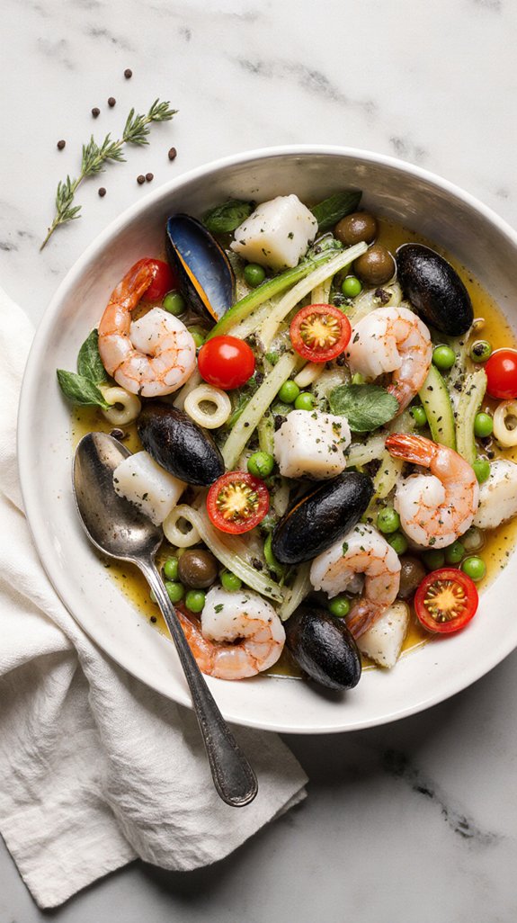 delicious mediterranean seafood dish