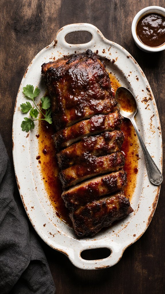 delicious sweet agave ribs
