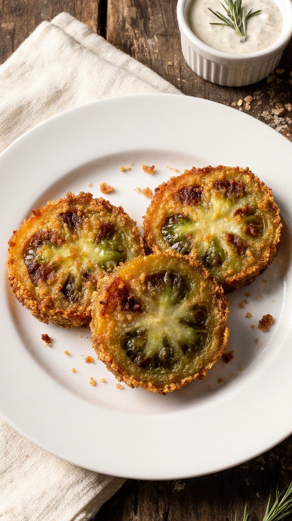 deliciously crispy tomato dish