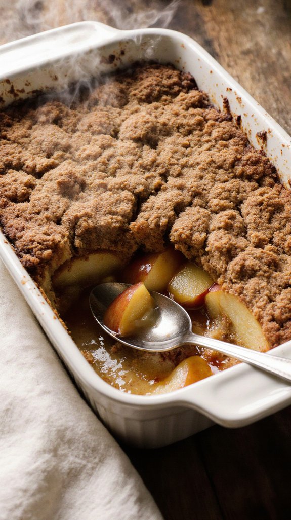 easy crustless apple dessert