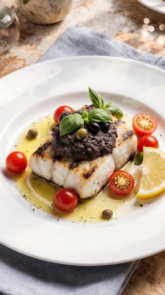 easy mediterranean swordfish dish