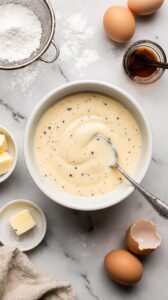 easy silky microwave custard