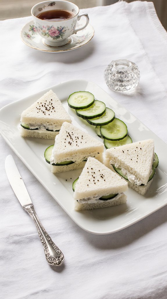 empress s royal cucumber sandwich