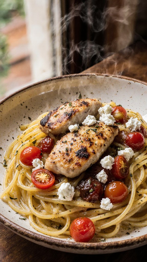 feta kissed mediterranean chicken recipe