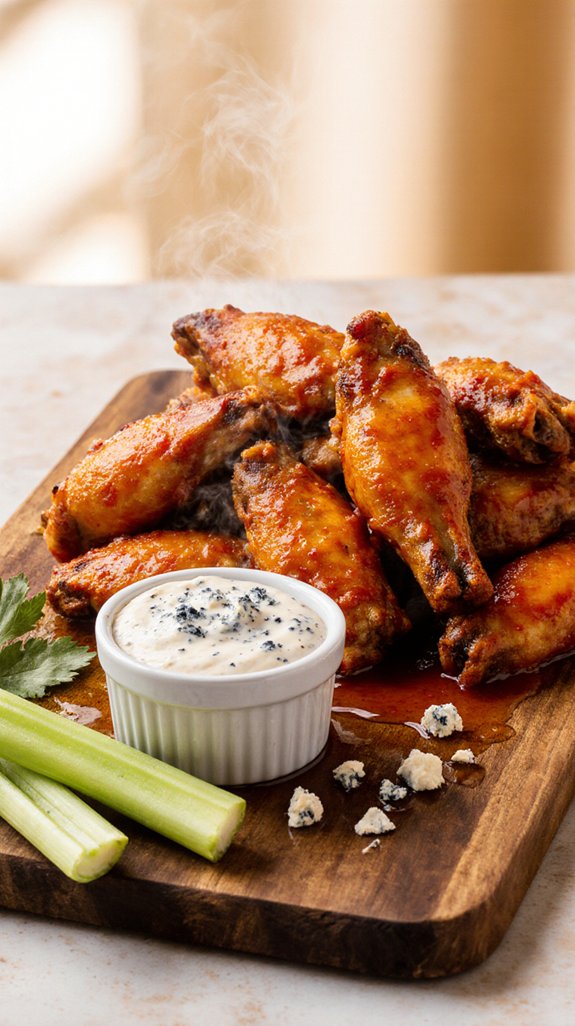 fiery buffalo wings recipe