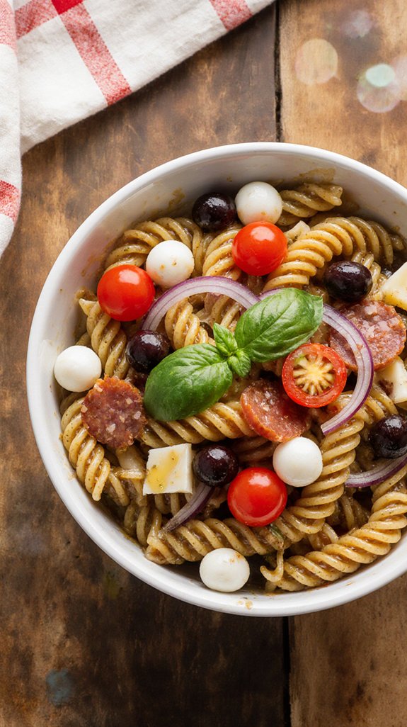 flavorful crowd pleasing pasta salad