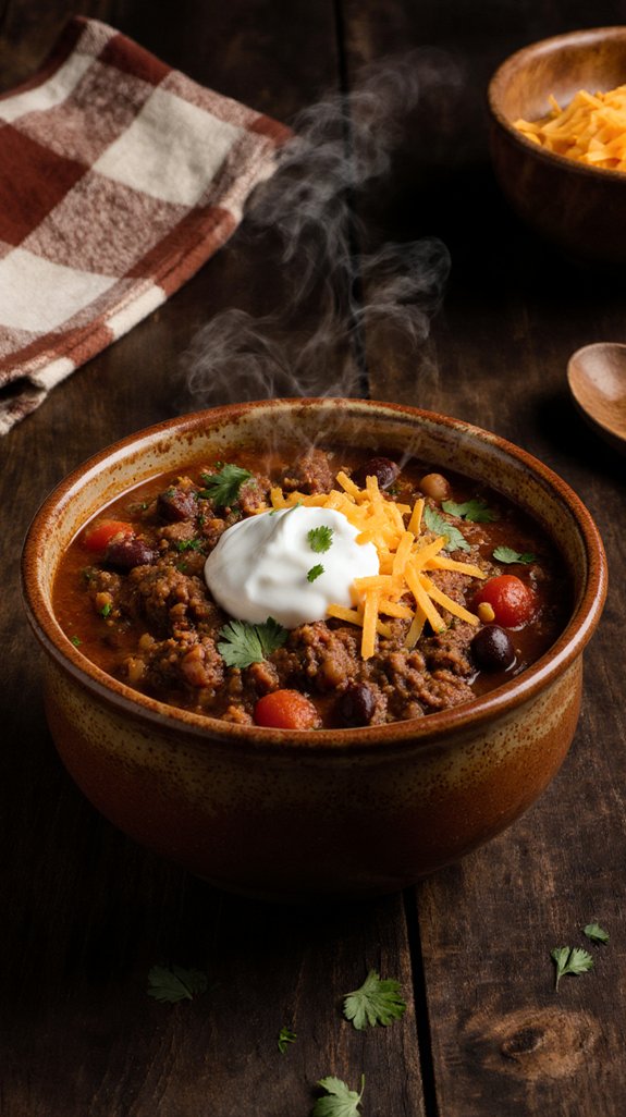 flavorful healthy turkey chili