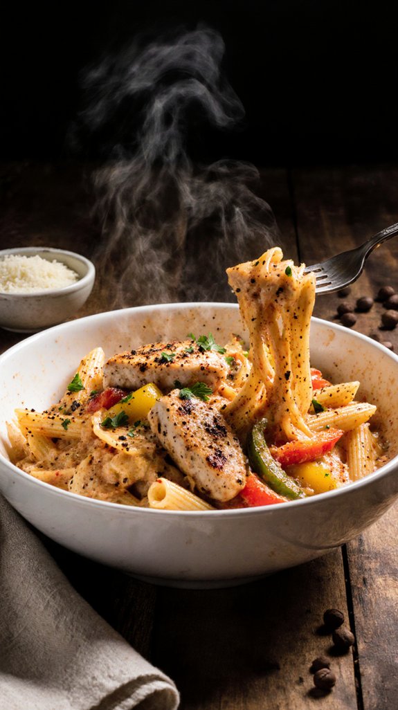 flavorful one pan pasta dish