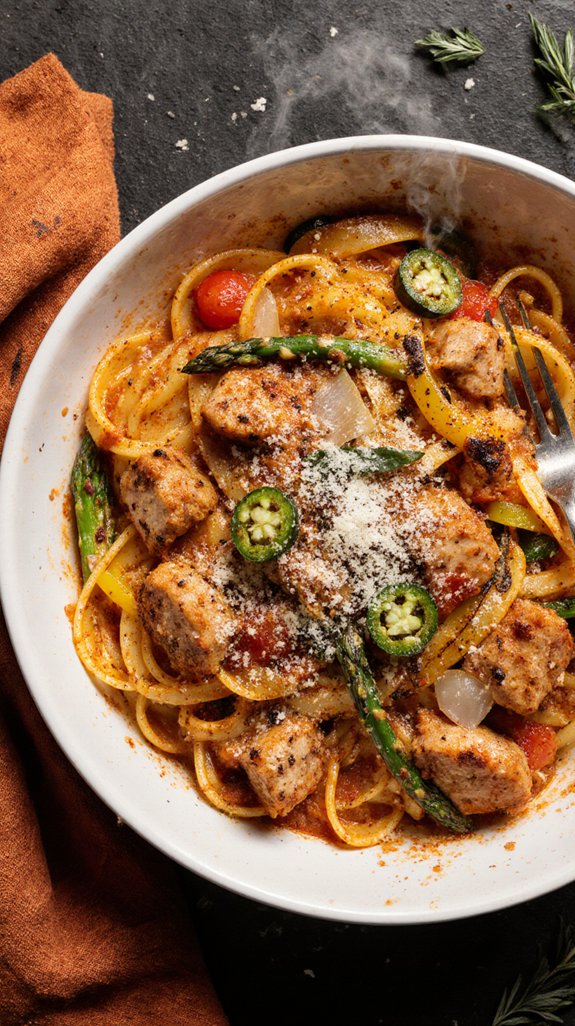 flavorful spicy cajun pasta