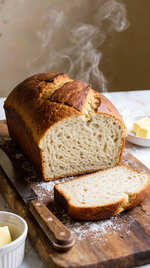 fluffy homemade milk bread