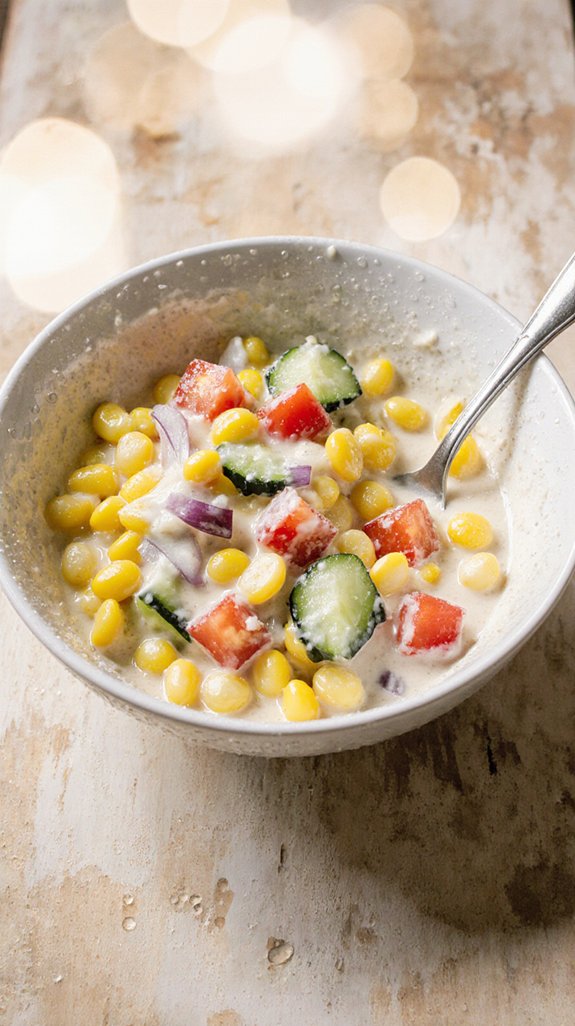 fresh corn salad pairings