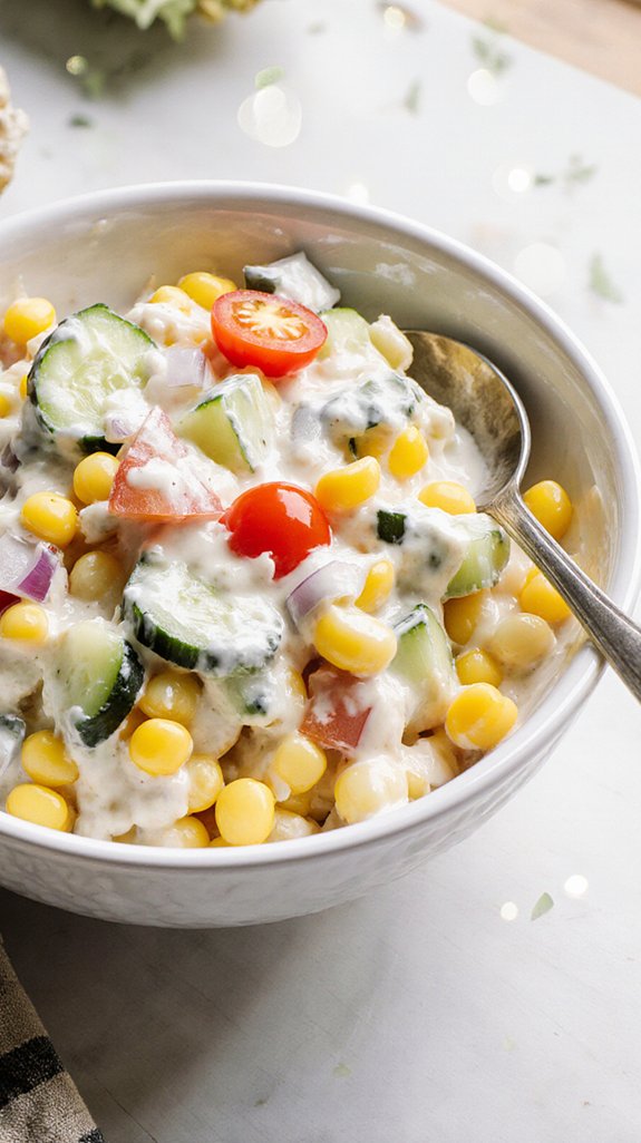 fresh corn salad recipe