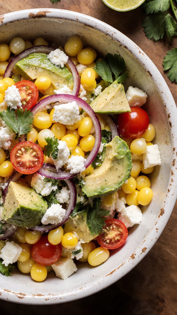 fresh simple flavorful corn salad