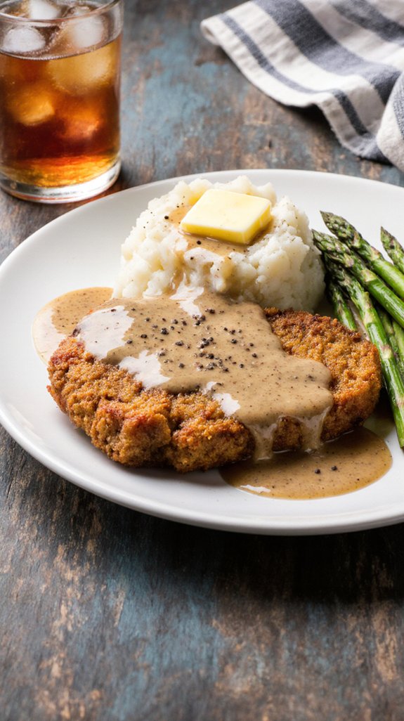golden country fried steak