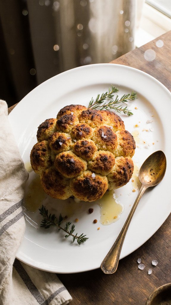 golden roasted cauliflower pairings