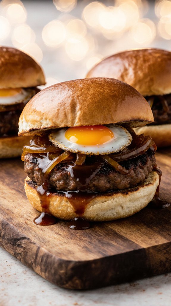 gourmet sliders with balanced sides