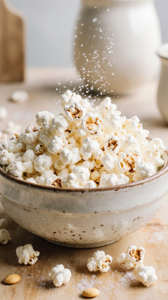 guilt free air popped kettle corn