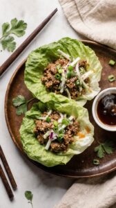 guilt free asian lettuce wraps