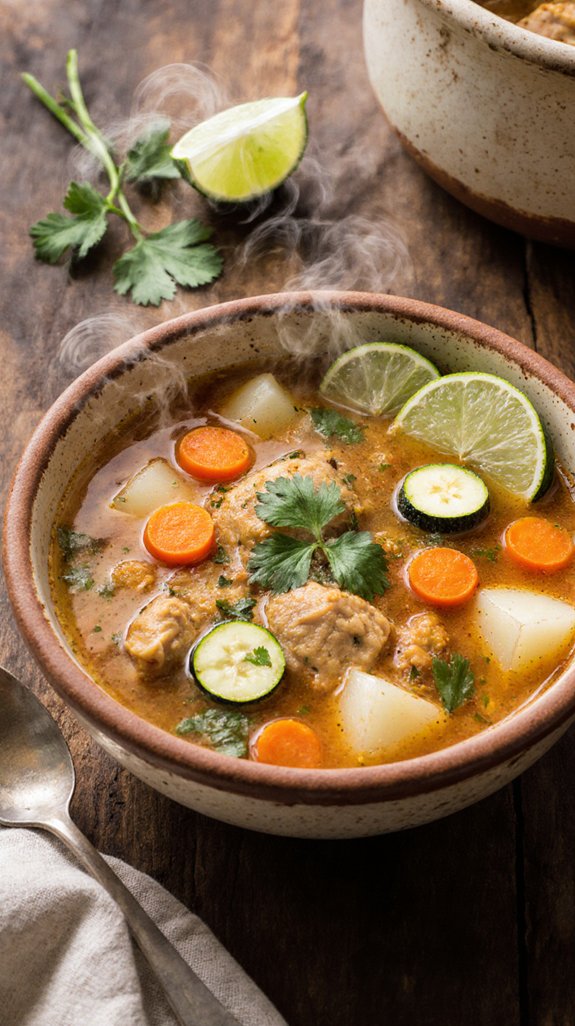 healing comfort chicken soup