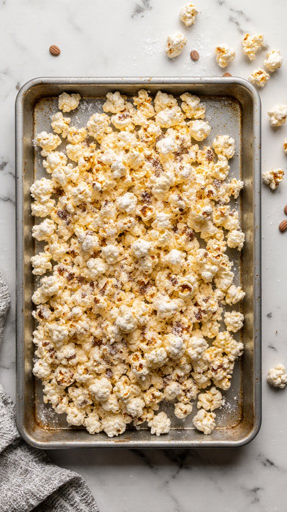 healthy air popped kettle corn