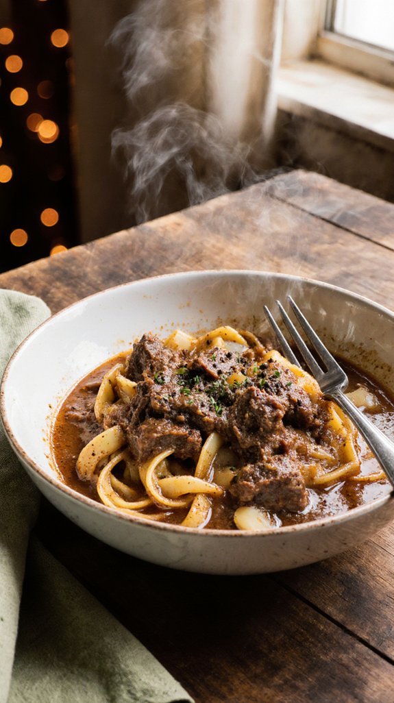 hearty beef noodle recipe