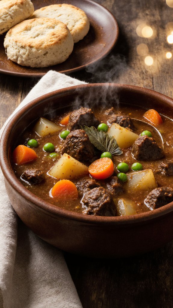 hearty beef stew preparation