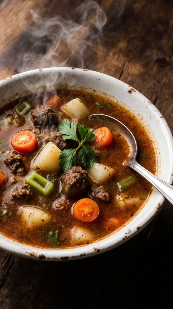 hearty budget friendly comfort soup
