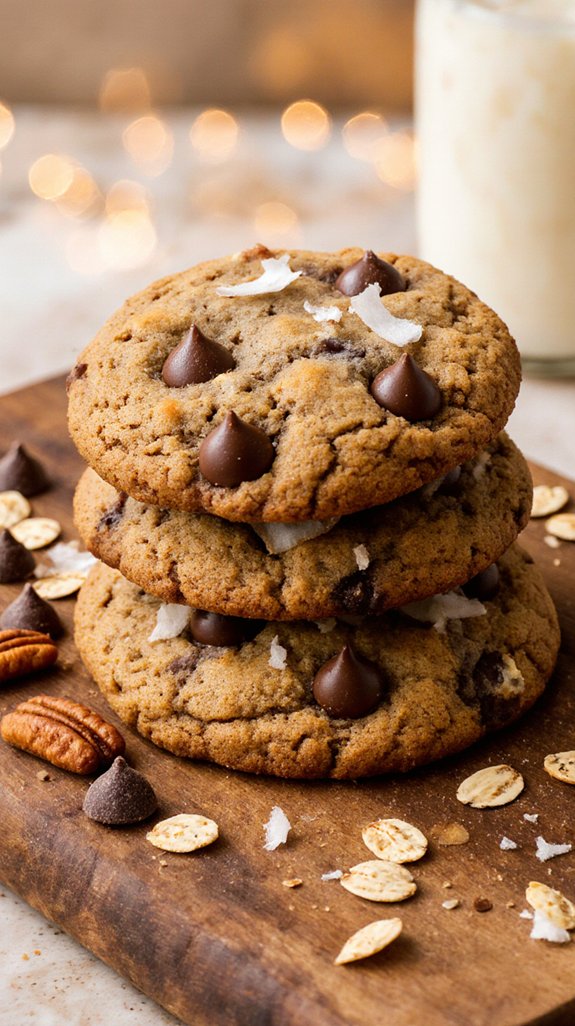 hearty chewy crunchy cookies