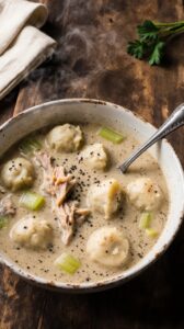 hearty chicken and dumplings
