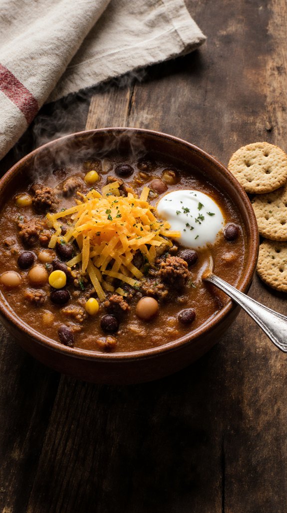 hearty comforting bean soup