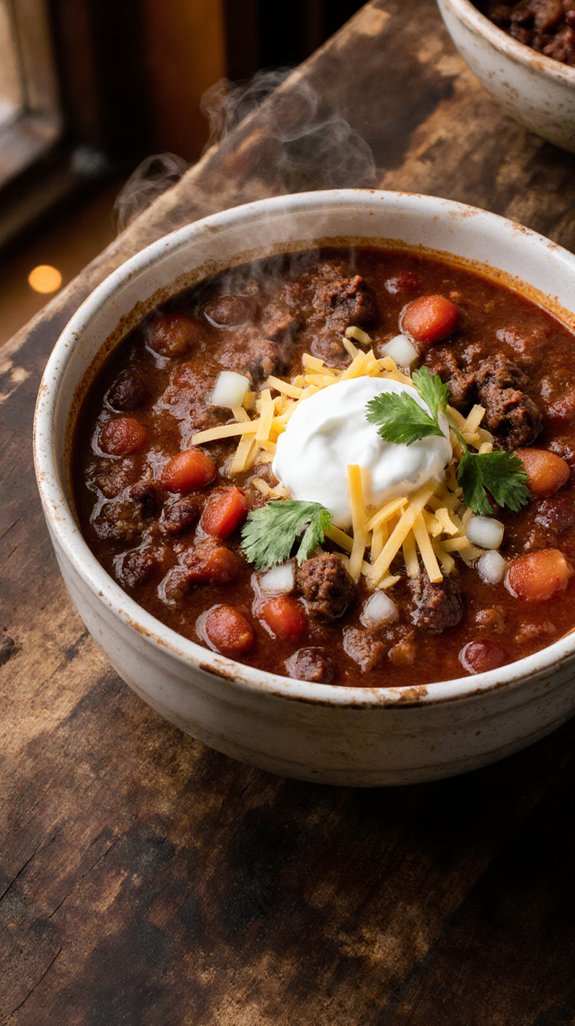 hearty flavorful comforting chili