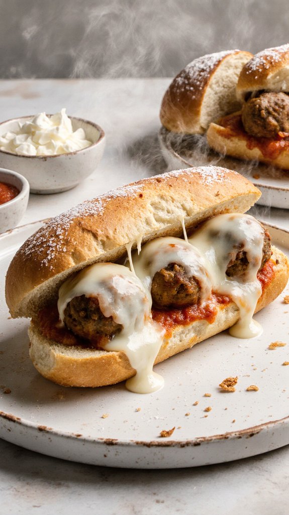 hearty meal with refreshing sides