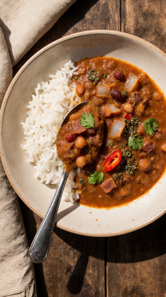 hearty rice and beans