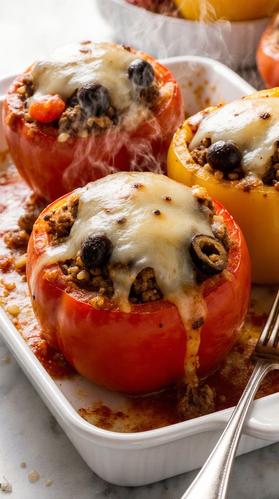 hearty stuffed bell peppers recipe