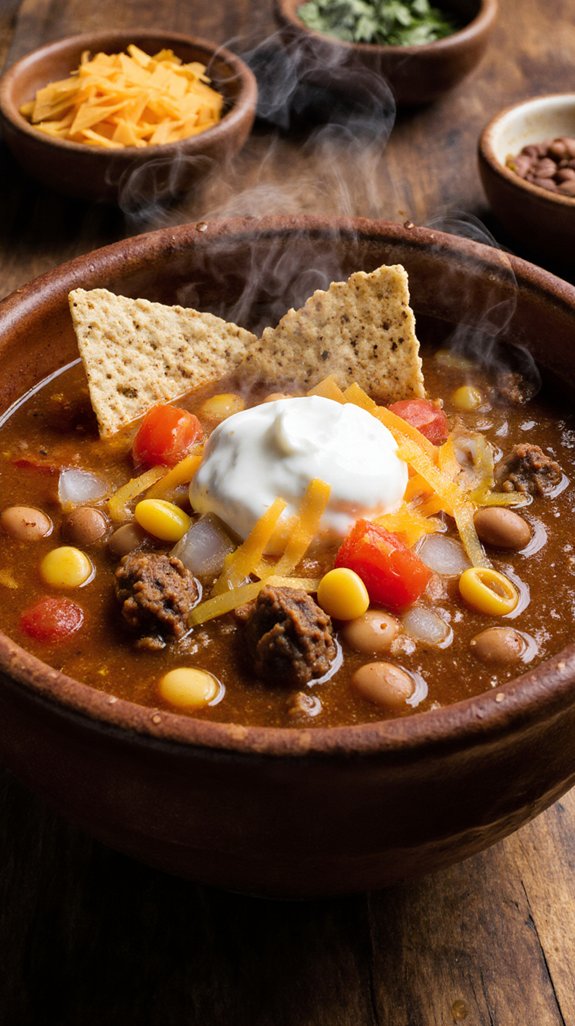 hearty taco soup recipe