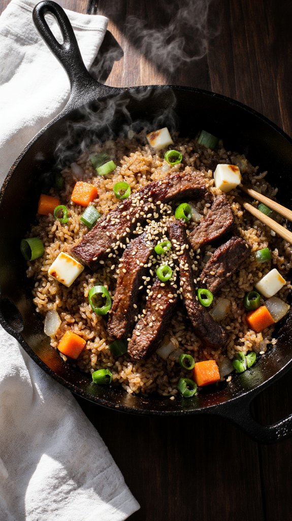 hibachi beef fried rice