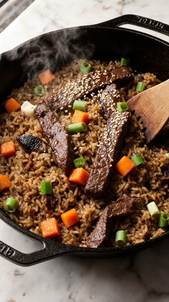 hibachi style beef fried rice