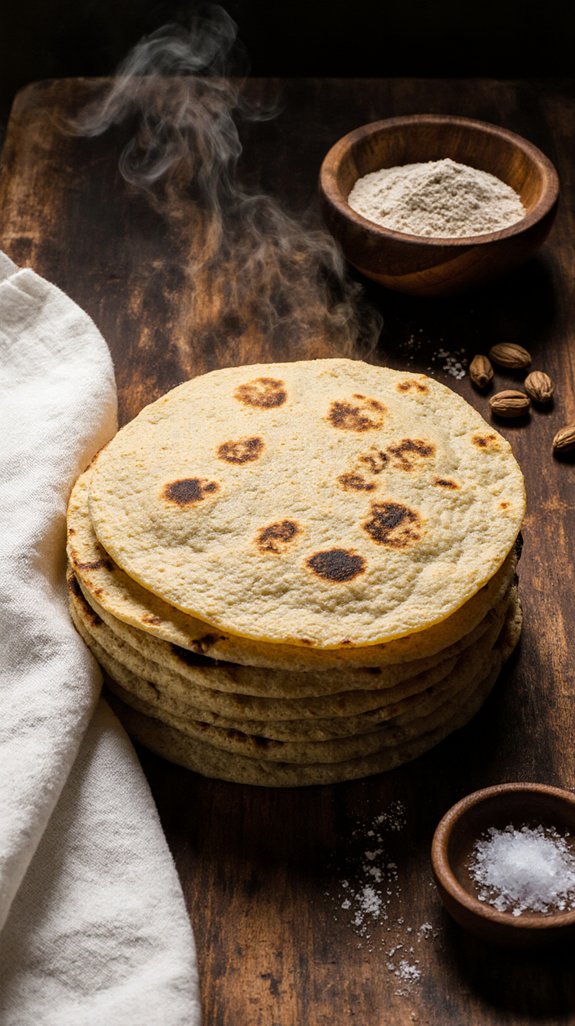 homemade authentic corn tortillas