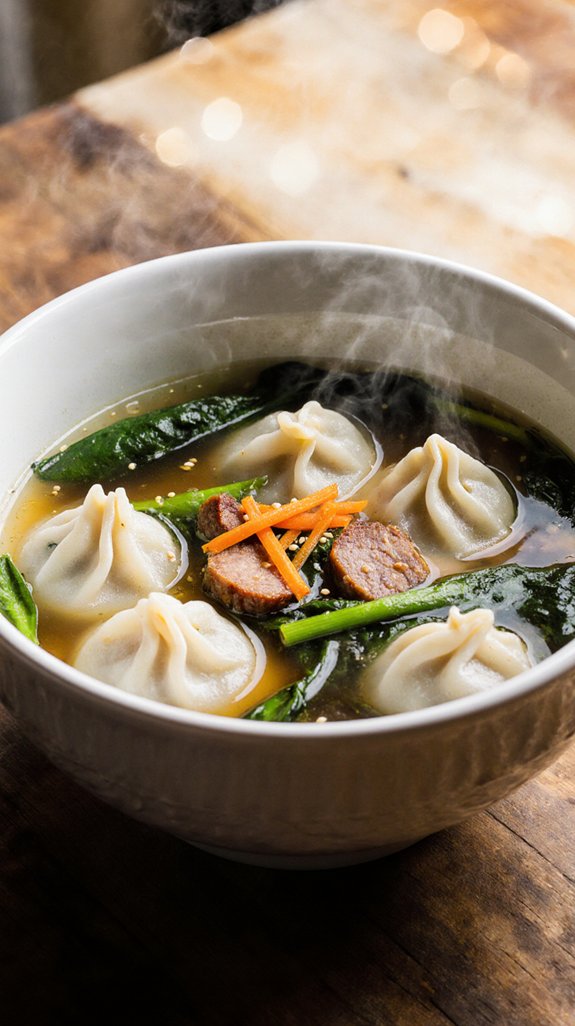 homemade wonton soup recipe