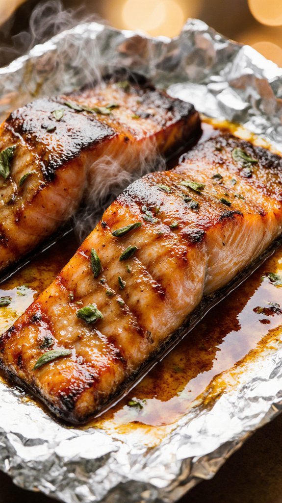 honey glazed grilled salmon recipe
