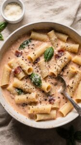 indulgent creamy vodka pasta